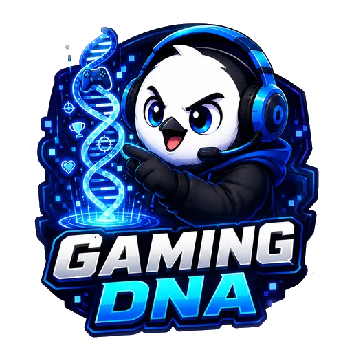 Snowbll owl sticker labeled Gaming DNA