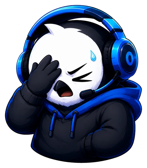 Snowbll owl facepalming