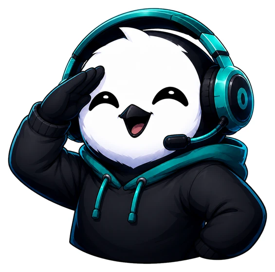 Snowbll owl saluting