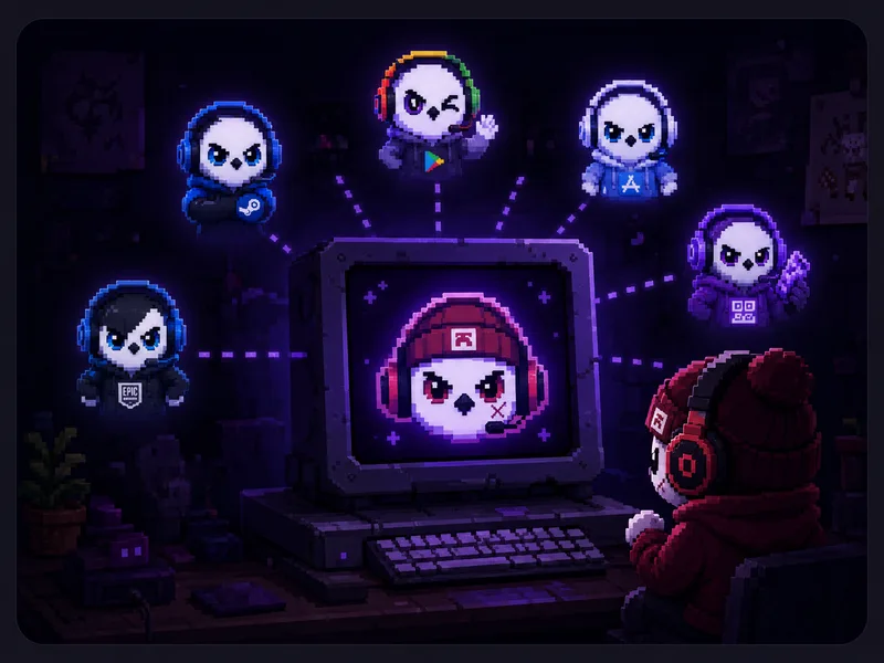 Personas converging on a game